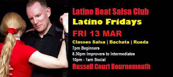 Latino Fridays 13 Mar 2020 banner